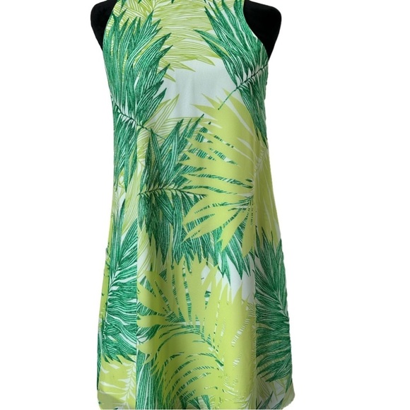 Calvin Klein Leaf sleeveless green Dress size 2 - Picture 6 of 6